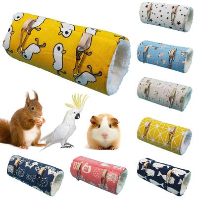 Hamster Cage Ferret Tunnel Hammock For Rat Warm Hamster Tube Toy Hanging Bed For Hamster Rabbit