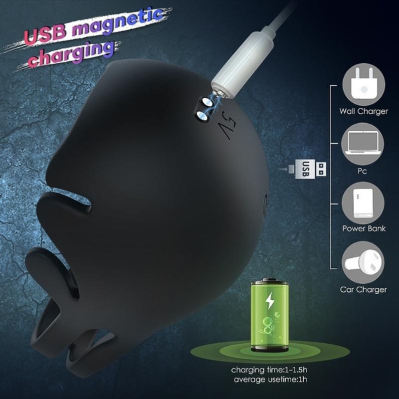 Hoden Vibrator für Männer Penis Massage Ring Masturbator Hodensack Stimulator Männliche Keuschheit Käfig Verzögerung Ejakulation Erwachsene Sex Spielzeug