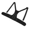 Holdningskorrigerer Justerbar Pustende Ryggrettingsstøtte for Kvinner Menn Pukkelrygg Svart