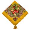 Russian Style Floral Print Tassel Shawl - Ethnic Retro Warm Scarf for Autumn/Winter