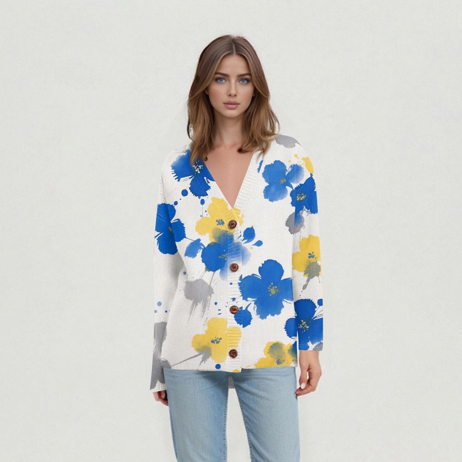 

Женские повседневные топы на каждый день Вязаный кардиган-жакет S