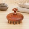 Wooden Scalp Massager Brush, Hair Growth Head Relaxation Massage Tool, Wet Dry Hair Scalp Care Scrubber Gua Sha Brush for Men Women