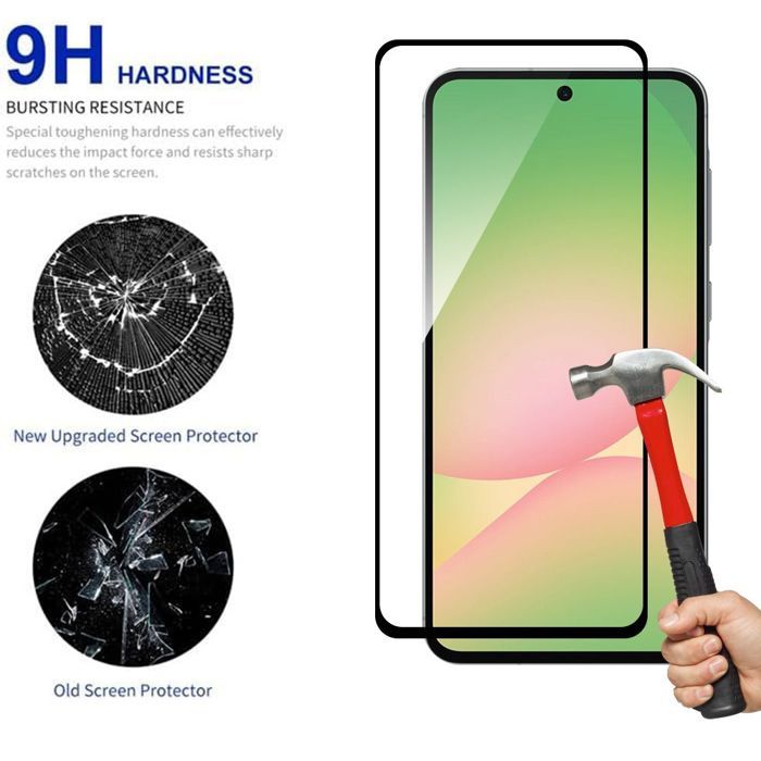 Film de protection en verre trempé - Samsung - Galaxy A56 5G - Lot de 4 - Résistance 9H - Antichoc