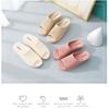 High Heeled Slippers Women's Summer Thick Bottom Slope Heel Fashion Outside Wear Princess Wind Increase Sandals Non-slip Breathable Home Slippers