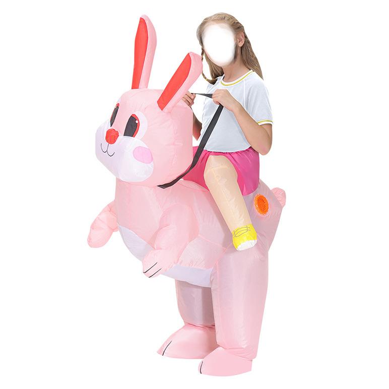 

Пасхальное милое пасхальное яйцо кролик надувной костюм мультяшная кукла уличное представление рождественский праздничный реквизит adults 150-190