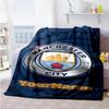 Manchester City Customize Text Blanket Gift Personalized Blanket Soft Warm Cozy Great for Living Room Couch Nap Bedding Ideal for All Seasons
