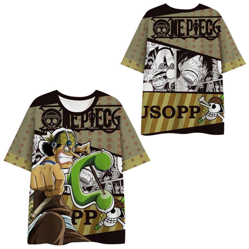 13 Colors ONE PIECE T Shirt for Men Women Summer Clothing Fitness O Neck Anime Man T-shirt for Male Oversized New Men T-shirts Tops