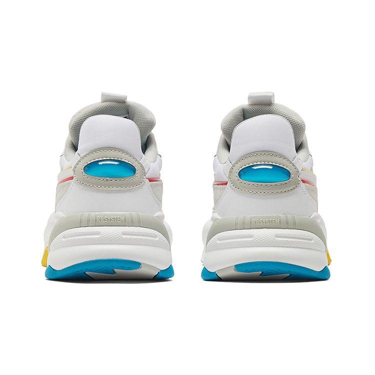 Puma Rs-2K Power Play Low Top Sneakers Women Sneakers White Gray Yellow 375132-02