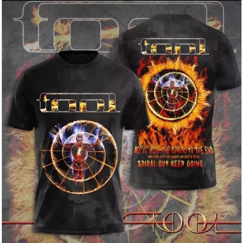 T-shirt 2026 Nouveau Groupe de Rock Tool Tour Impression 3D T-shirt Hommes Femmes Mode Hip Hop Manches Courtes T-shirt Hauts pour Enfants T-shirts Vêtements pour Hommes