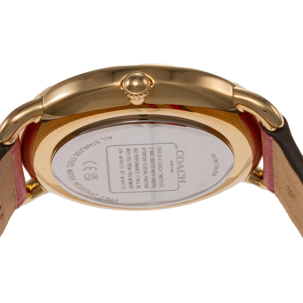 ELLIOT Watch ELLIOT Stainless Steel Mineral Glass Quartz Daily Waterproof 14504249 Red [Coach] Women's [Item]