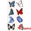 100-500Pcs High-Quality Creative High-Quality Butterfly High-Quality Decorative High-Quality Stickers High-Quality Gift Self-assembly High-Quality