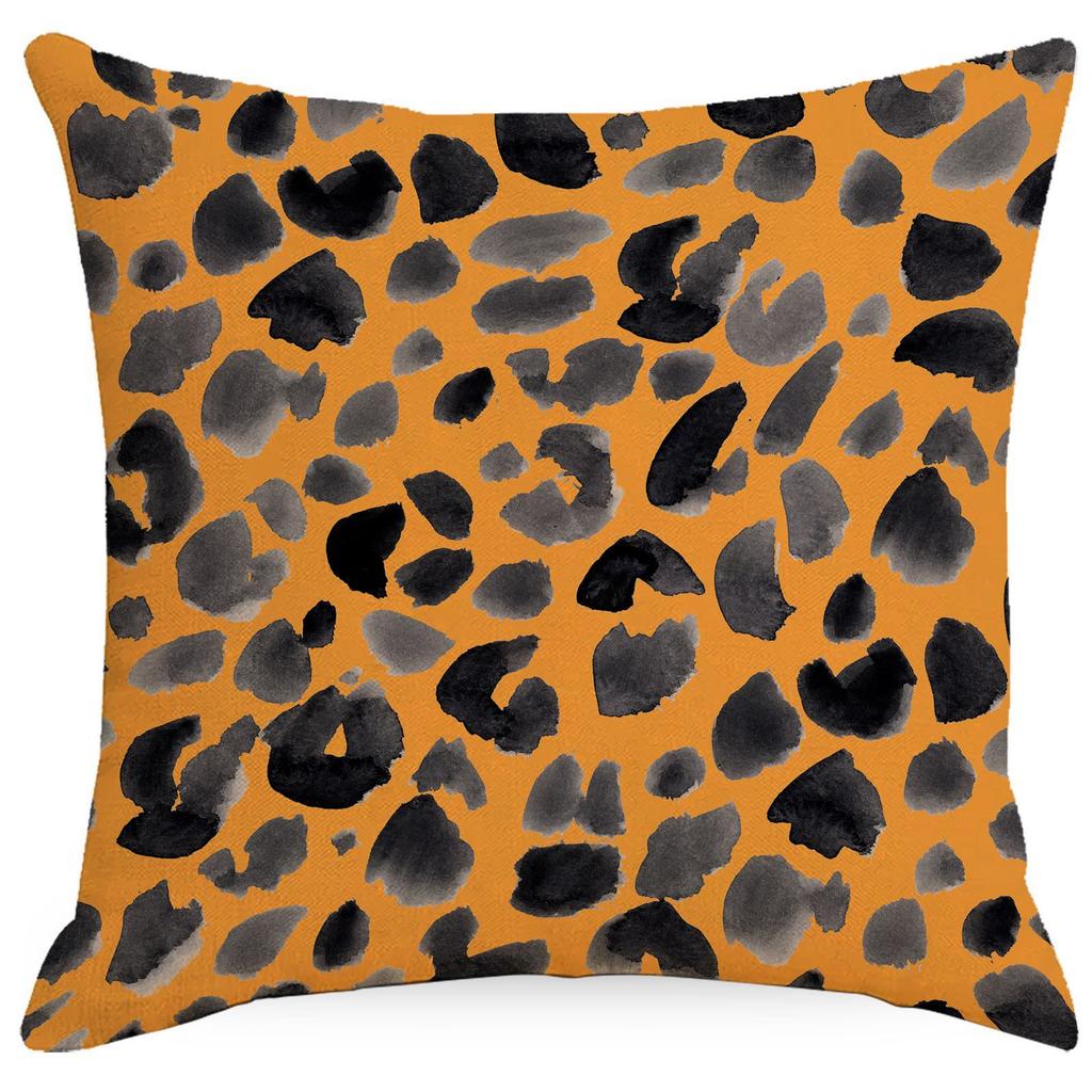 Leopard Spot Pillowcases Home Decoration Cushions Living Room Sofa Bedroom Headrest Nordic Style High-end Square Cushion Cover