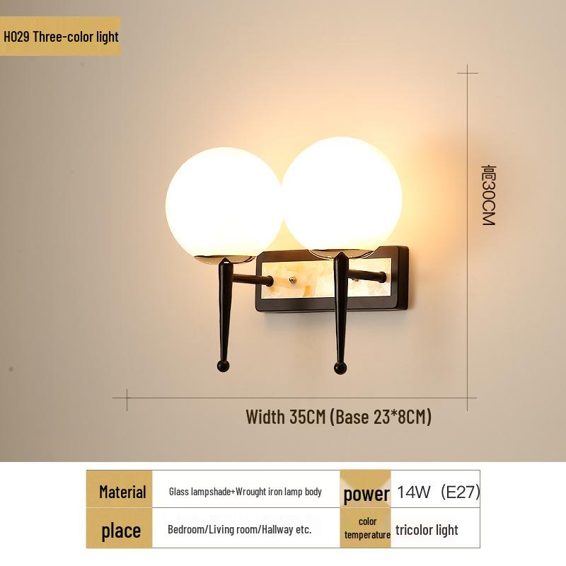 Applique Murale Moderne Chaleureuse pour Chambre à Coucher, Salon, Salle à Manger et Escalier