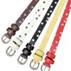 Leather Material Polka Dot Belt Polka Dot Pattern Retro Polka Belt Designer Leather Belt  For Women