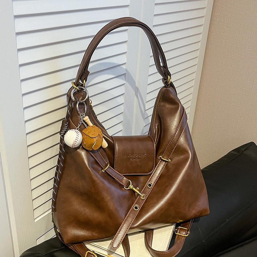 Commuter Tote Bag Women's Large-capacity New Shoulder Messenger Bag Backpack