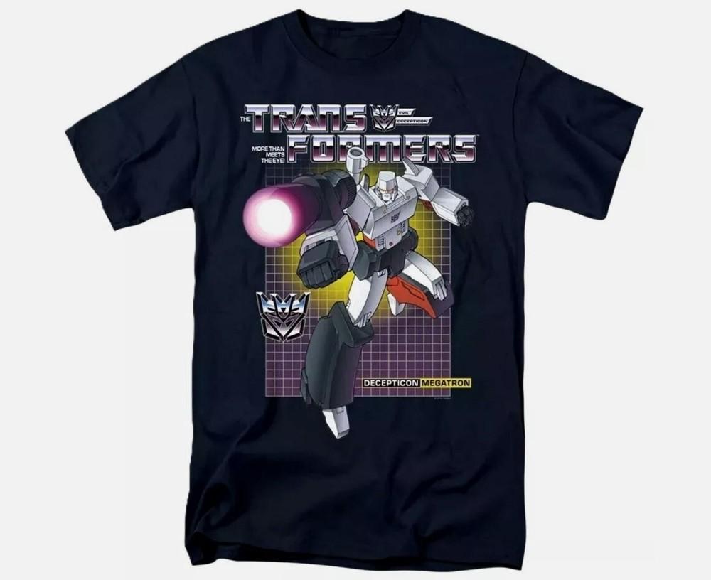 Трансформеры Мегатрон 80-х Черная Футболка Унисекс Футболка M