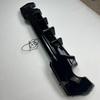 Gloss Black Rear Diffuser: Modified Car Body Kit for BMW 4 Series G22 with Vertical Strip Lights, Non-Destructive Installation.