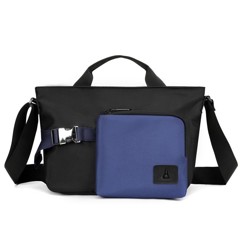 New Men's Shoulder Bag Fashion Casual Shoulder Bag Crossbody Bag High-end Contrast Color Simple Messenger