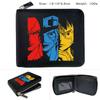One Piece Anime Reißverschluss PU Geldbörse Luffy Aufdruck Kurzes Münzfach Kartenhalter
