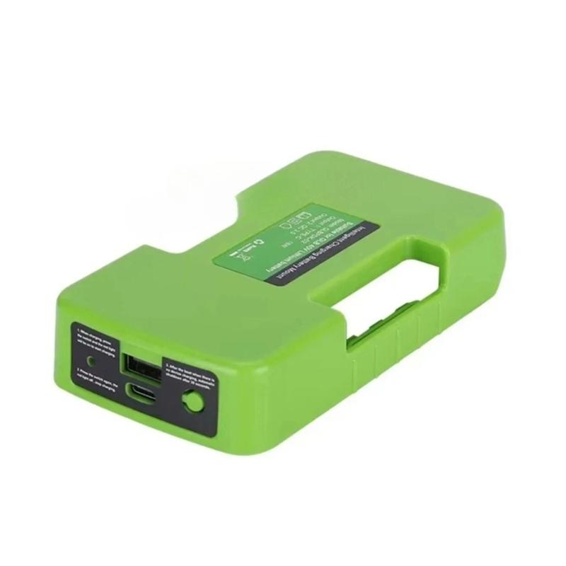 Battery Adapter Holder Belt Buckle for 40V Battery Pack Holder Carriers with Type C USB Fast Charging Port