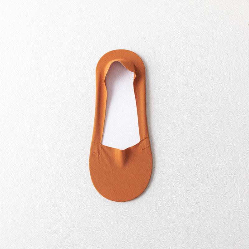 Damen Unsichtbare Eis-Seide Bootssocken - Atmungsaktiv, Schweißabsorbierend, Rutschfeste Baumwollsohle für Fersen