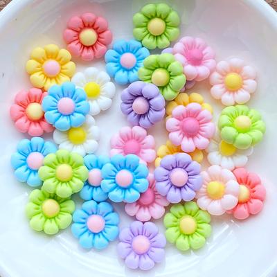 30 Stück Neue Niedliche 12,5 mm Harz Mini Blüte Flache Rückseite Cabochon Scrapbook Kawaii DIY Verzierungen Zubehör Q22