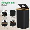 100L Oxford Cloth Foldable Storage Box, Organizer for Clothes & Cans, Collapsible Home Storage Bin
