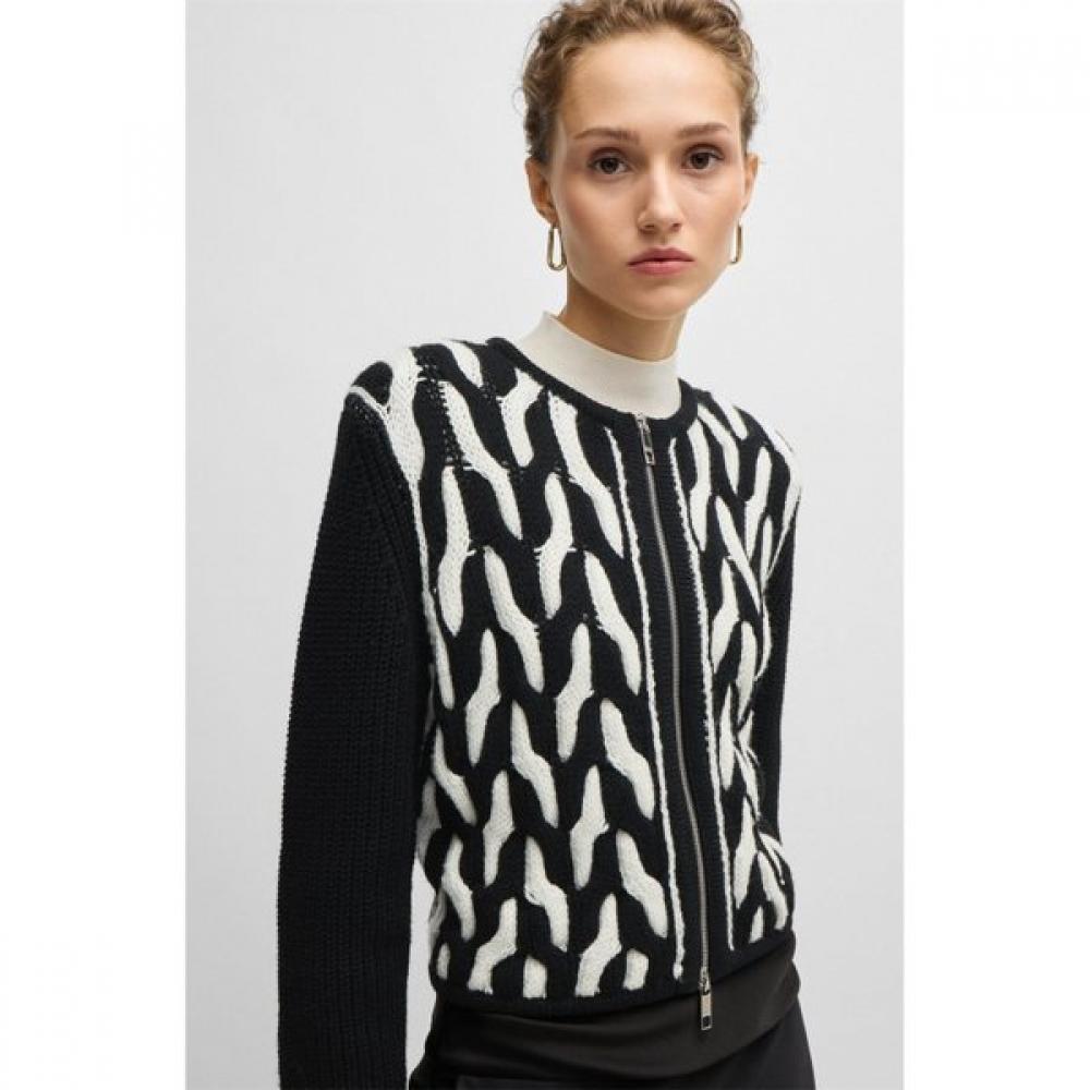 BoSS Women S Wool Knit Jacket Multi  50528570960 