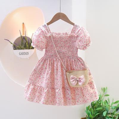 Girls Summer Dresses New Children's Floral Dresses Baby Princess Dresses Little Girls Summer Dresses Wholesale