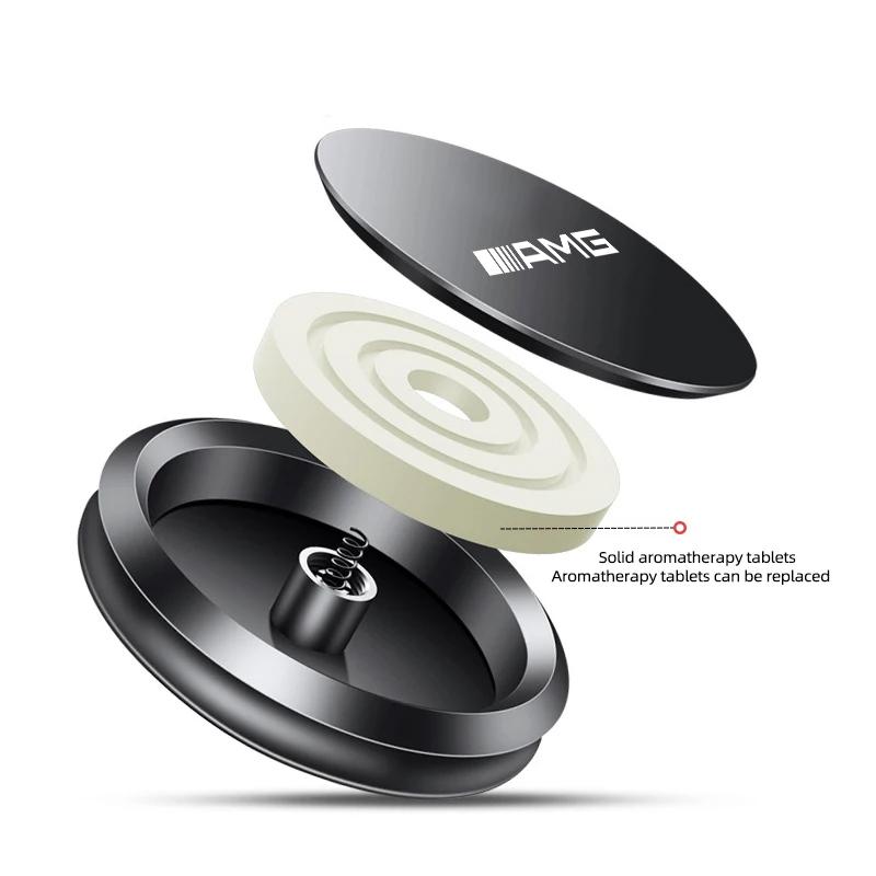 Car Air Freshener Solid Perfume Rotating Aromatherapy Decor For Mercedes Benz AMG GLC W203 W206 W220 W205 W211 W212 W201 C Class