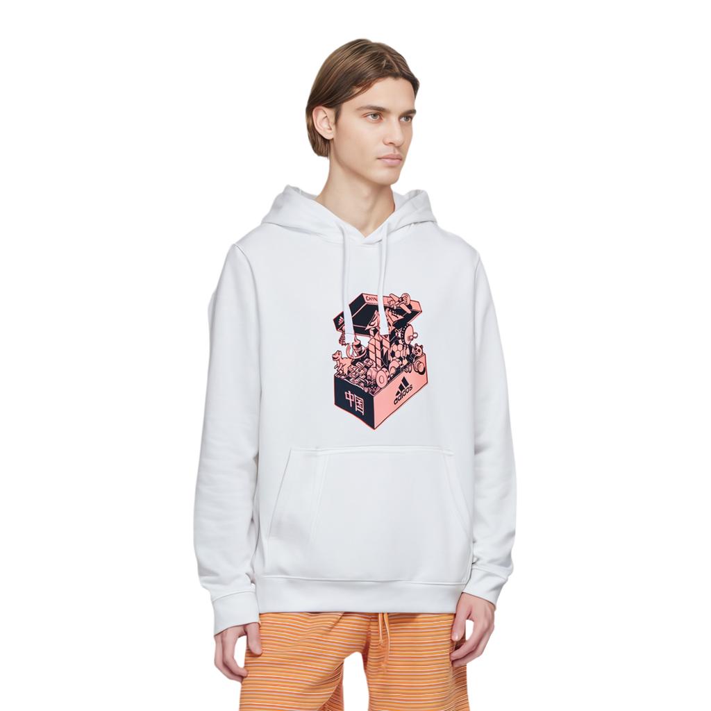 adidas China Toys Hoodie Men Tops White GS7690