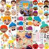 DIY Felt Emoji Stickers for Kids – Cute Non-woven Face Puzzle with Changeable Expressions