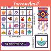 Diwali Party Bingo Spiel Set Mit Papierkarten Für Kinder Und Erwachsene Feier