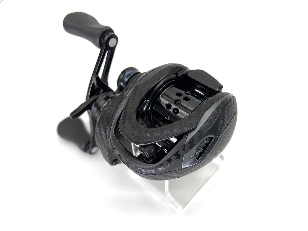 CUSTOM Custom Decal for YOROI 25SLXBFS and 21SLXBFS Baitcasting Scratch Protection SEAT.JP Reels, (Black, Right-Handed)