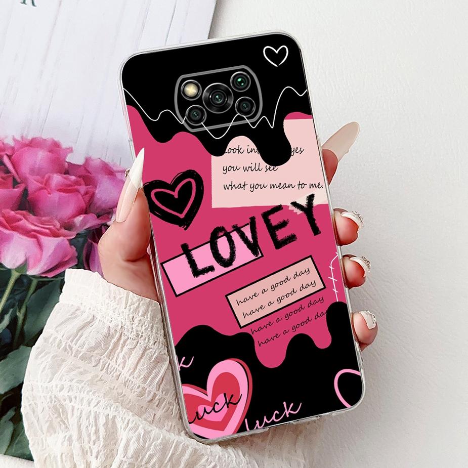 For Xiaomi Poco X3 Pro Case Cute Cat Lucky Koi Painted Cover Soft Slim Phone Case For Xiaomi Poco X3 NFC PocoX3 Pro Fundas Coque