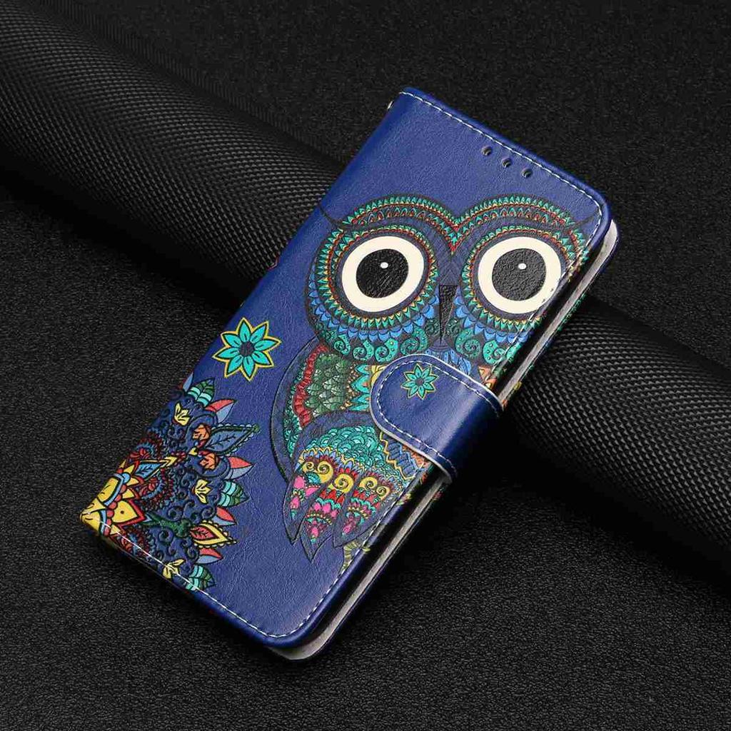 For Xiaomi Redmi 15 5G (EU) (171mm)/Xiaomi Redmi 15 4G (EU) (171mm) Case Pattern Leather Wallet Phone Cover with Strap