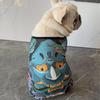 Fun Pet Printed Jumpsuit With Tattoo Patterns 4 Legs Dog Cat Fashion  Clothing Cool Close-Fitting Clothes Pet Supply