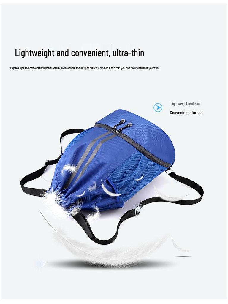 Waterproof Drawstring Bag for Wet/Dry Separation - Perfect for Swimming, Swimsuit Storage, and Basketball Gear for Men and Women