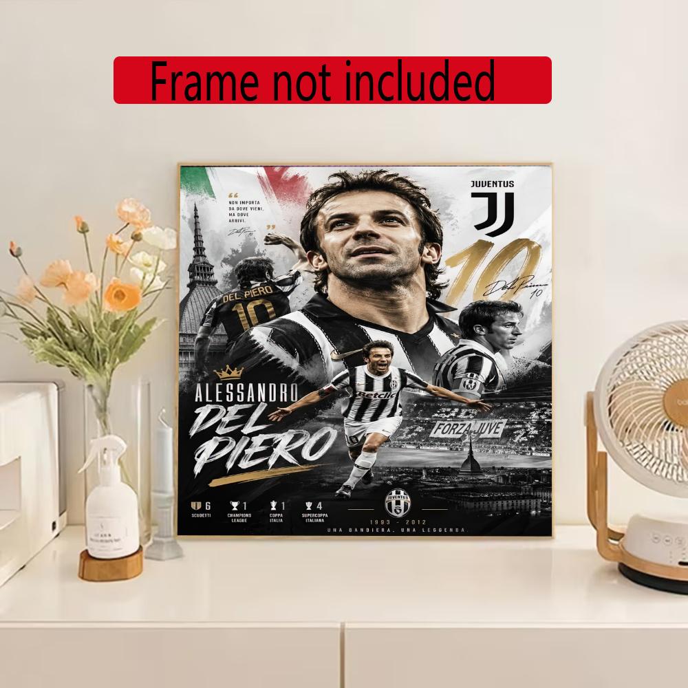 Juventus 5D Diy Diamond Painting Round Diamond Diy Frameless Holiday Artwork Suitable For Home Office Wall Decoration