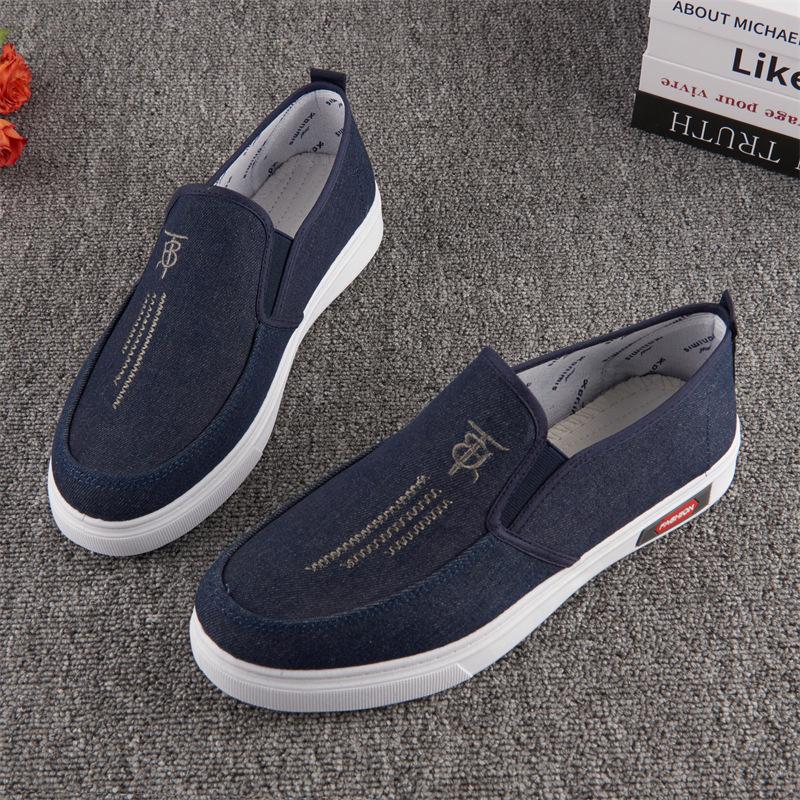 Men's Summer Casual Slip-On Canvas Shoes – Soft Sole, Non-Slip, Korean Style
