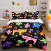 Colorful Cartoon Cats Three-Piece Set Multiple Sizes Kid'S And Adults' Bedroom Exquisite 3Pc Bedding Set, Gift