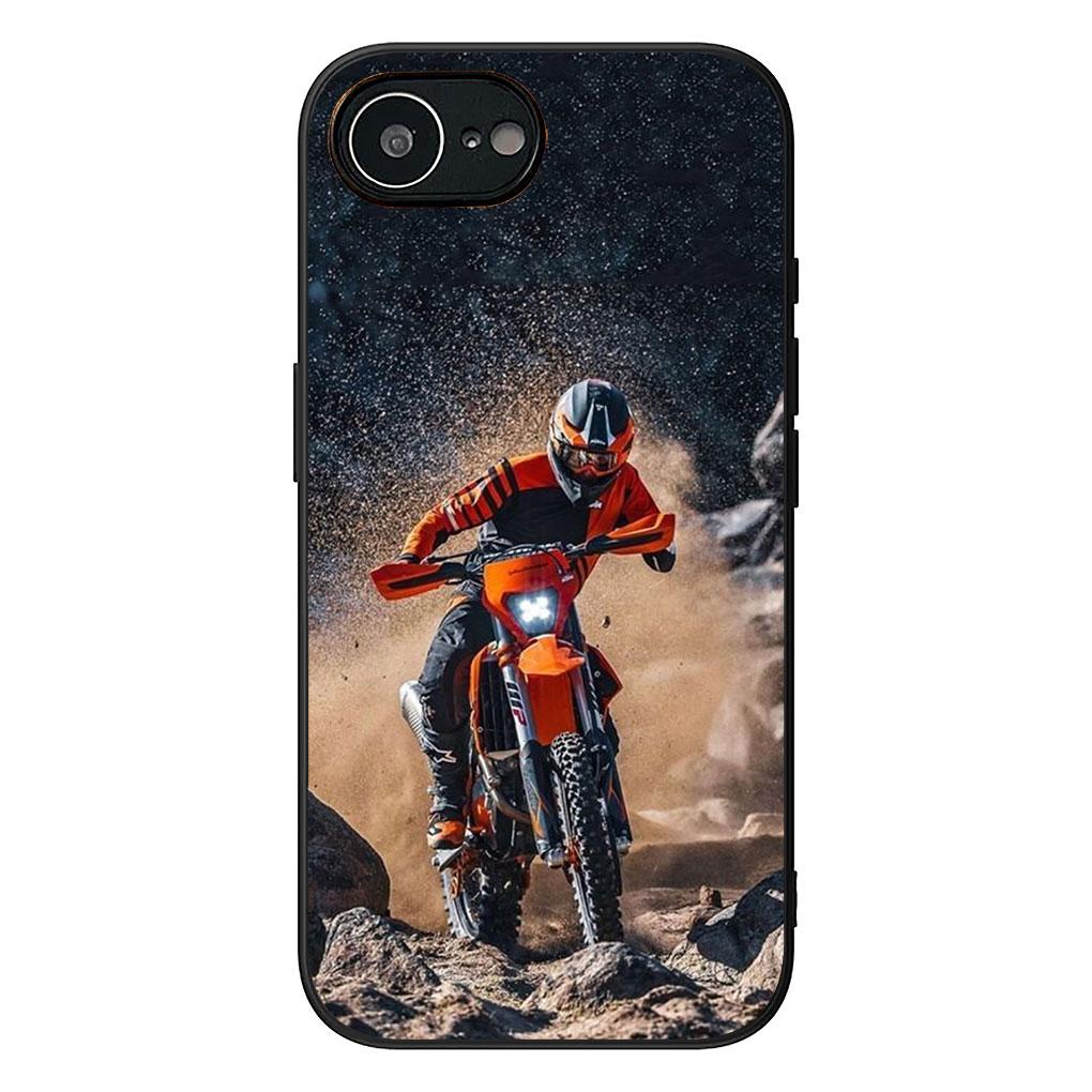 Weiche Hülle für Apple iPhone 17 16 14 15 Pro Max Plus 15+ 16E XR ProMax Air 16+ Handyhülle Motorrad Sport Moto Cross