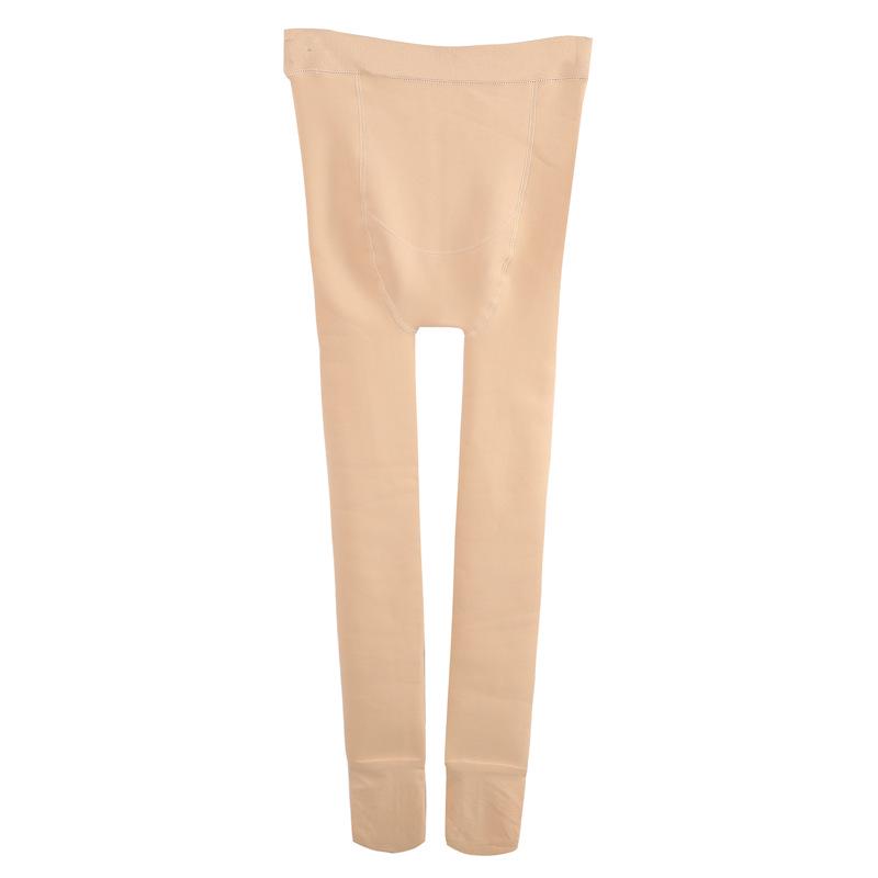 Women's Maternity Nylon Leggings - Warm Velvet-Lined Cotton for Autumn & Winter, Large Size One-Piece Pantyhose