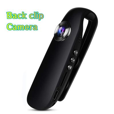 HD Micro Cam Motion Detection Back Clip Camera Pocket Video Recorder for Outdoor Sport Interview Class Meeting