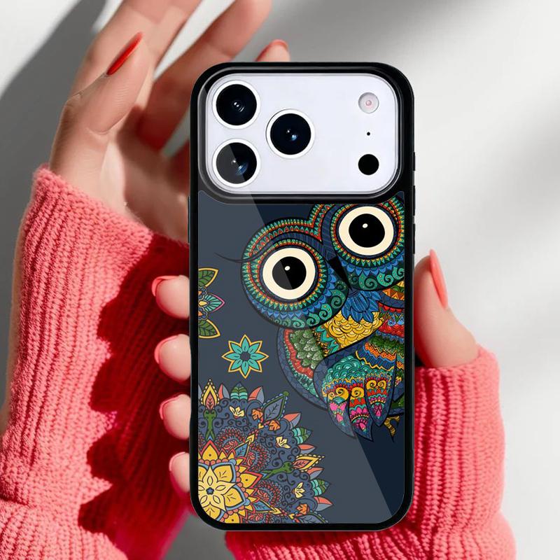 Bird Owl Nature Predator Phone Case for iPhone 17 16 15 14 13 Pro Max Back Cover for 12 11 Pro Coque