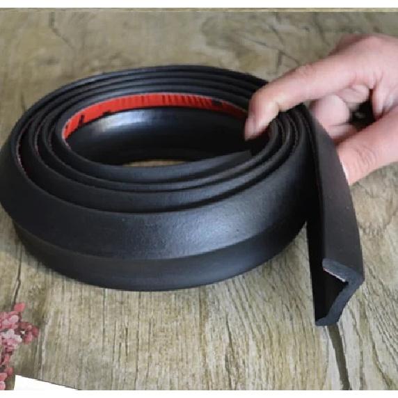 3/5m Garage Door Weather Multipurpose Home Edge Replacement Full Wrap Dustproof Portable Adhesive Seal Strip Bottom Rubber Trim