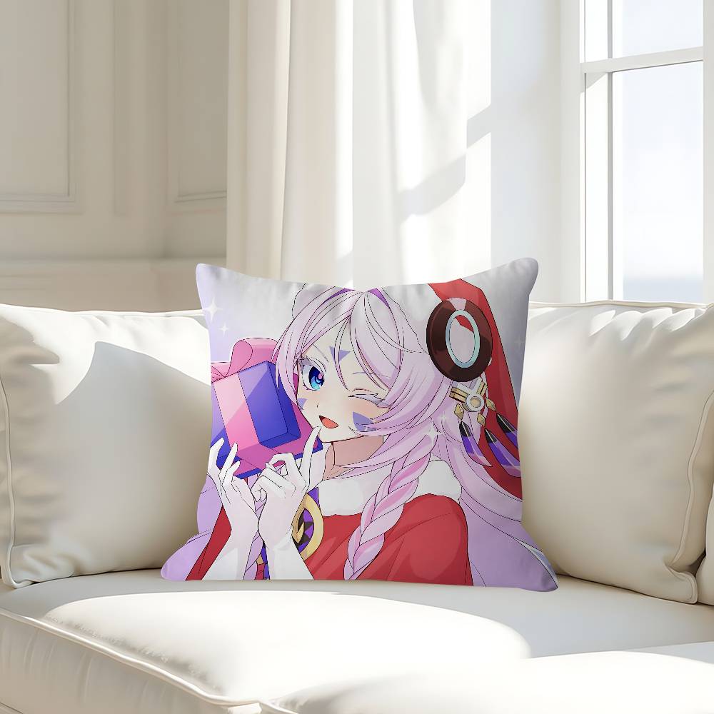 

CUTE C-Citlali Pillow Gift Home Office Decoration Pillow Bedroom Sofa Car Cushion CoverPillow Case 16x16Inch