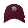 Quecksilber Baseballkappe Benutzerdefinierte Kappen Schirm Westernhut Luxus Unisex-Kappe Damen Strandvisier Unisex