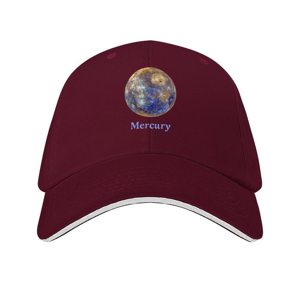 Quecksilber Baseballkappe Benutzerdefinierte Kappen Schirm Westernhut Luxus Unisex-Kappe Damen Strandvisier Unisex
