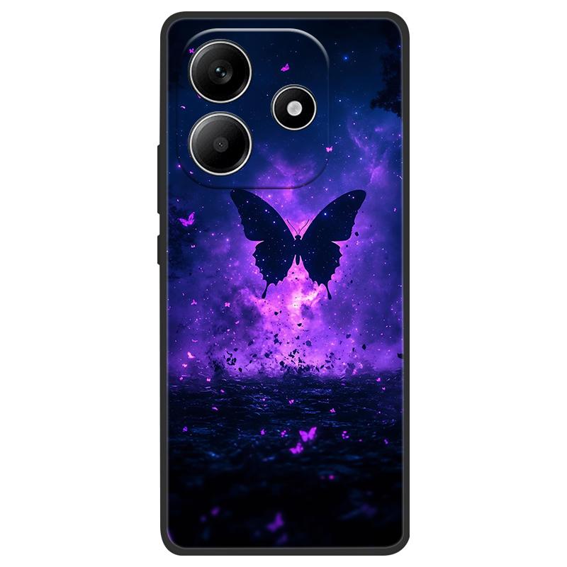For Redmi Note 14 4G 5G Case Soft TPU Silicone Back Cover for Xiaomi Remi Note 14 5G Global Version Phone Cases Luxury Shell Bag